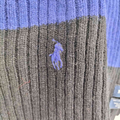 ポロラルフローレン POLO RALPH LAUREN ボーダーニットマフラー メンズ